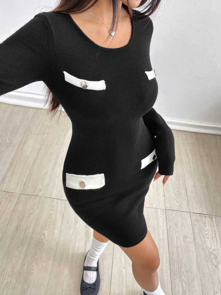 Rochie mini SHEIN, negru