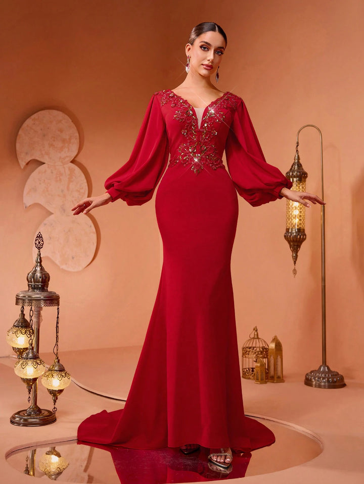 Rochie de ocazie SHEIN, roșu
