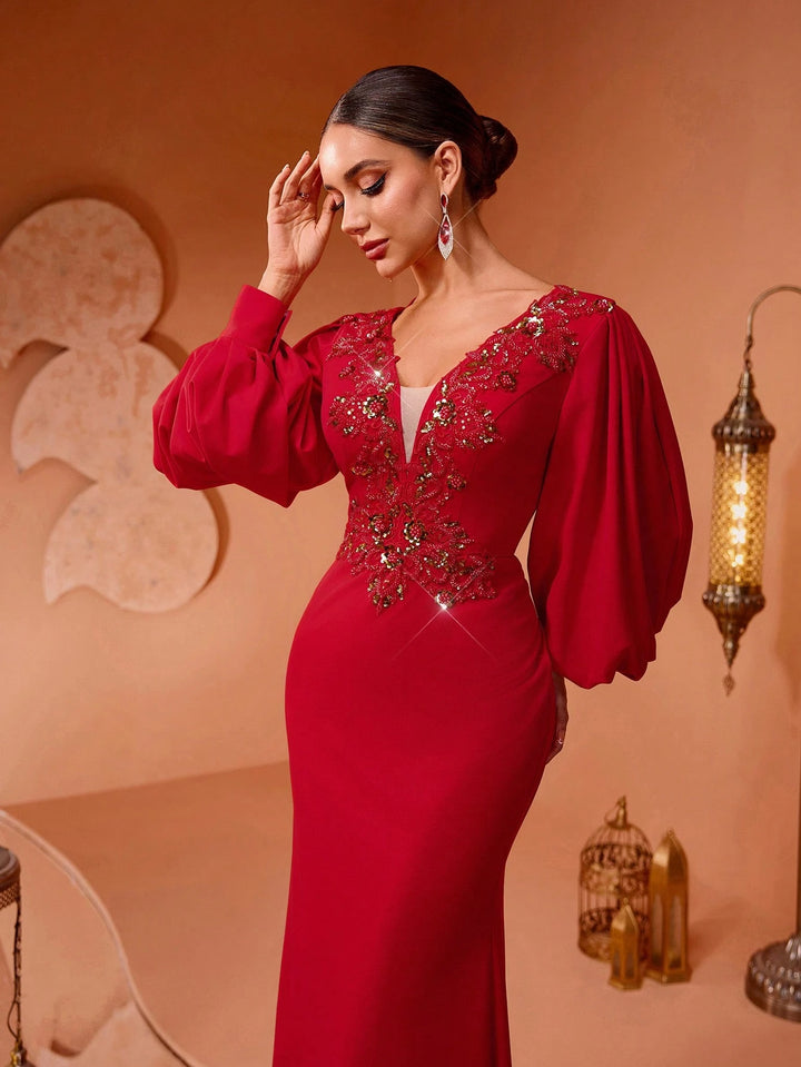 Rochie de ocazie SHEIN, roșu