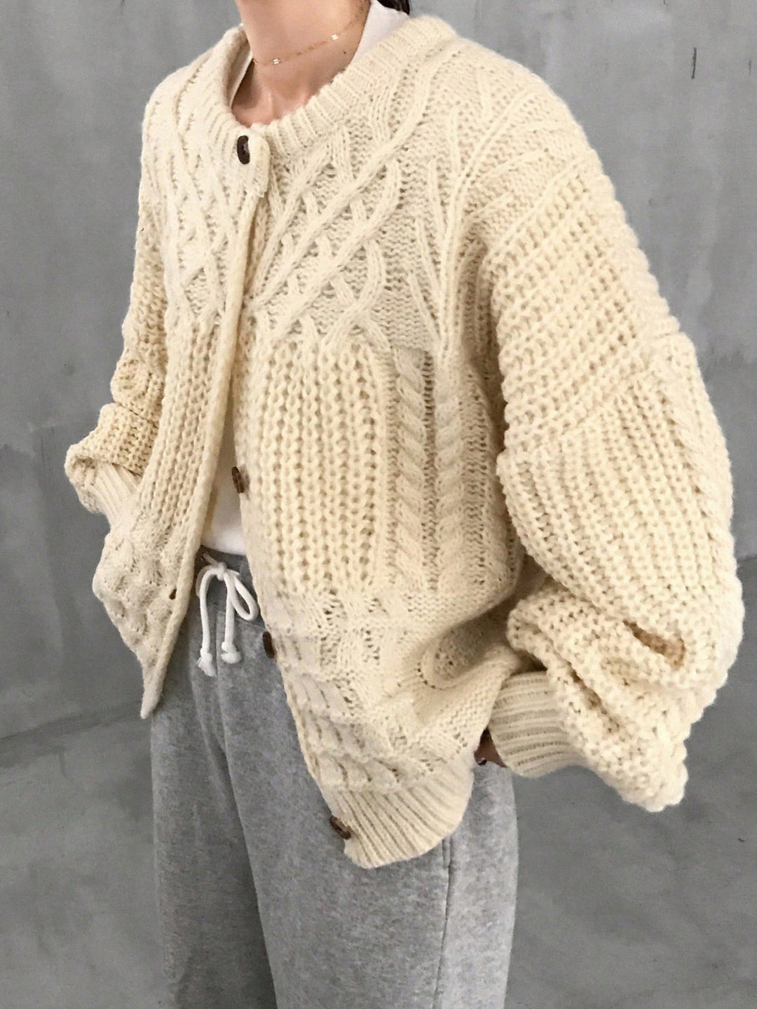 Cardigan SHEIN, bej