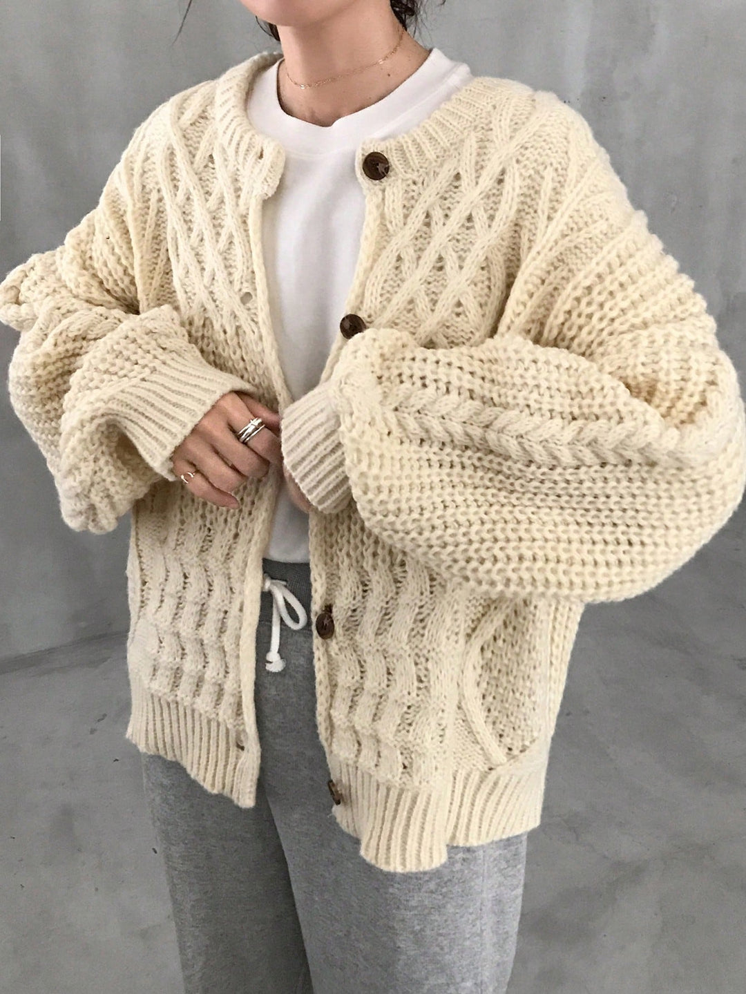 Cardigan SHEIN, bej