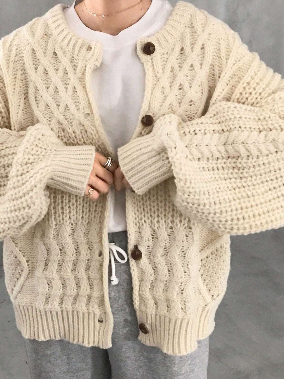 Cardigan SHEIN, bej