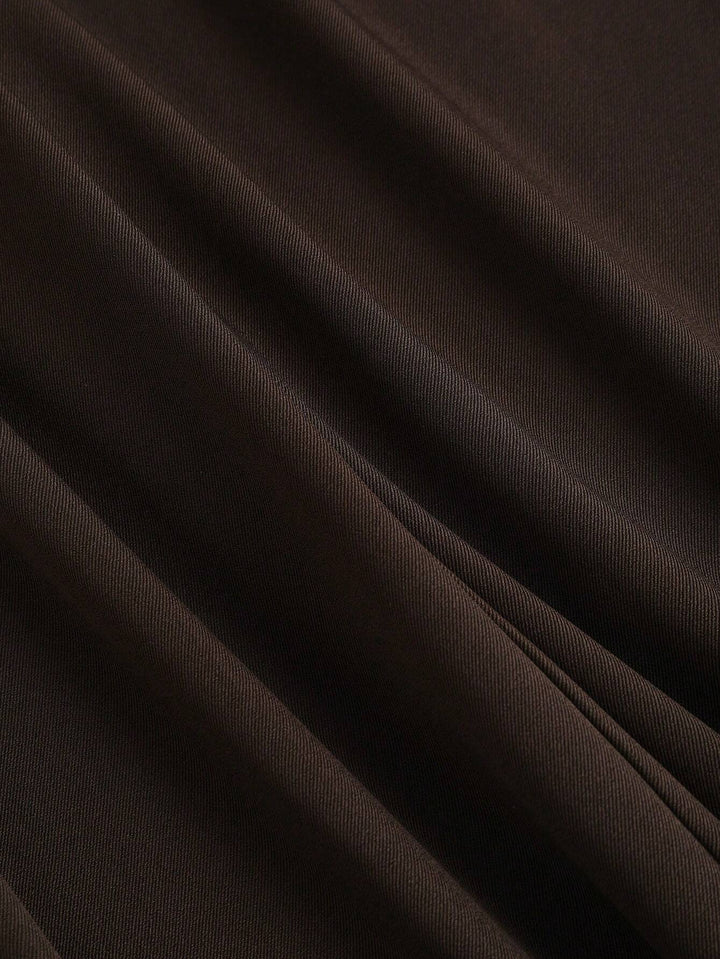 Pantaloni SHEIN, maro