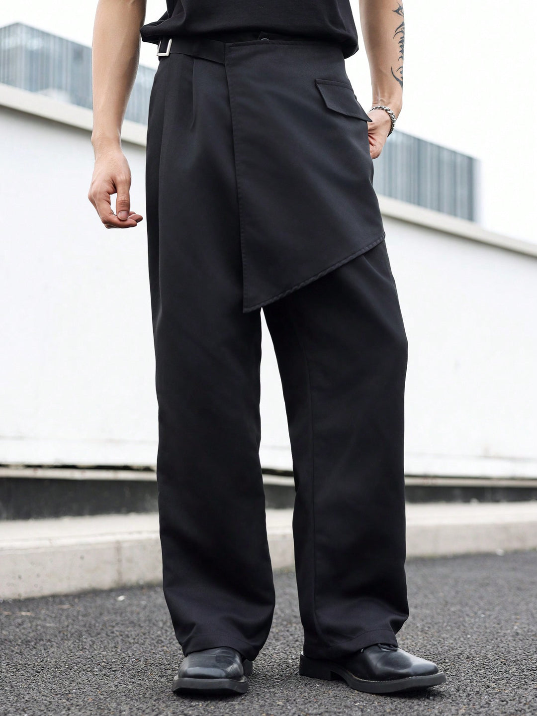 Pantalon SHEIN, negru