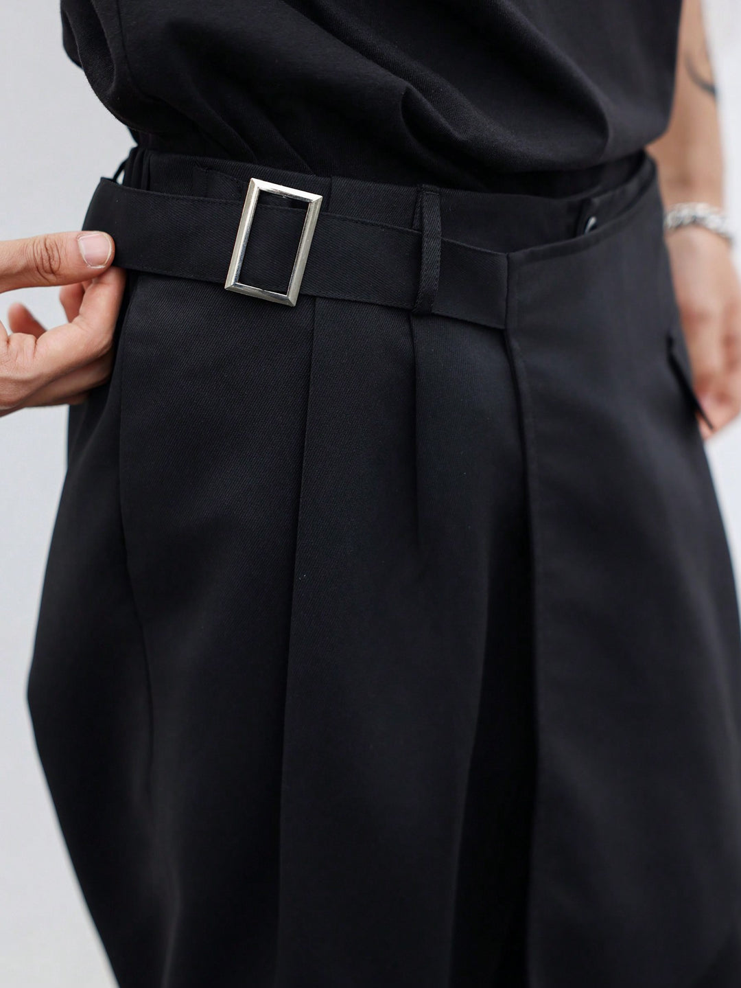 Pantalon SHEIN, negru