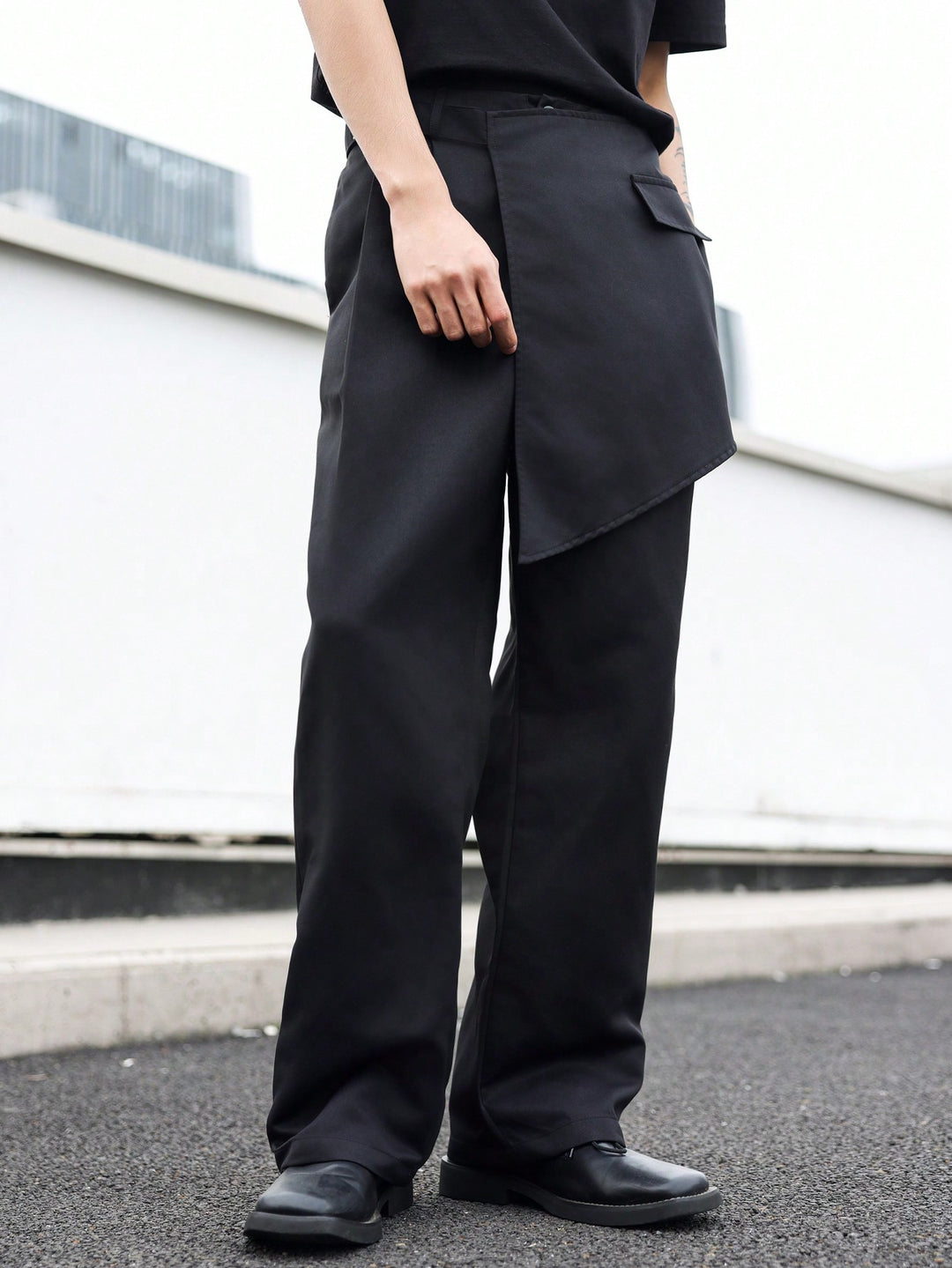 Pantalon SHEIN, negru