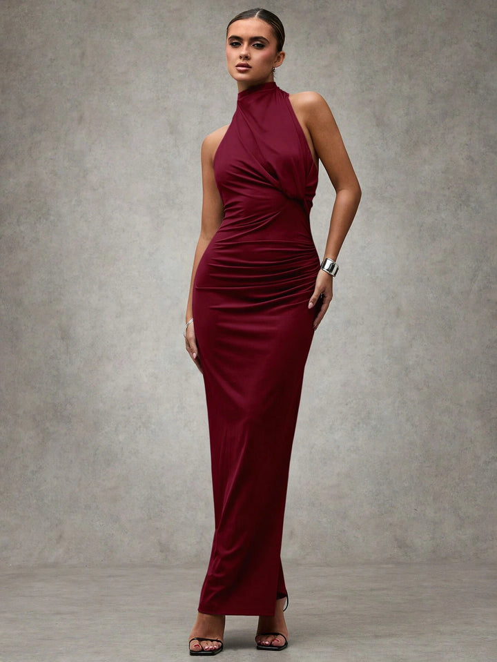 Rochie maxi SHEIN, vișiniu