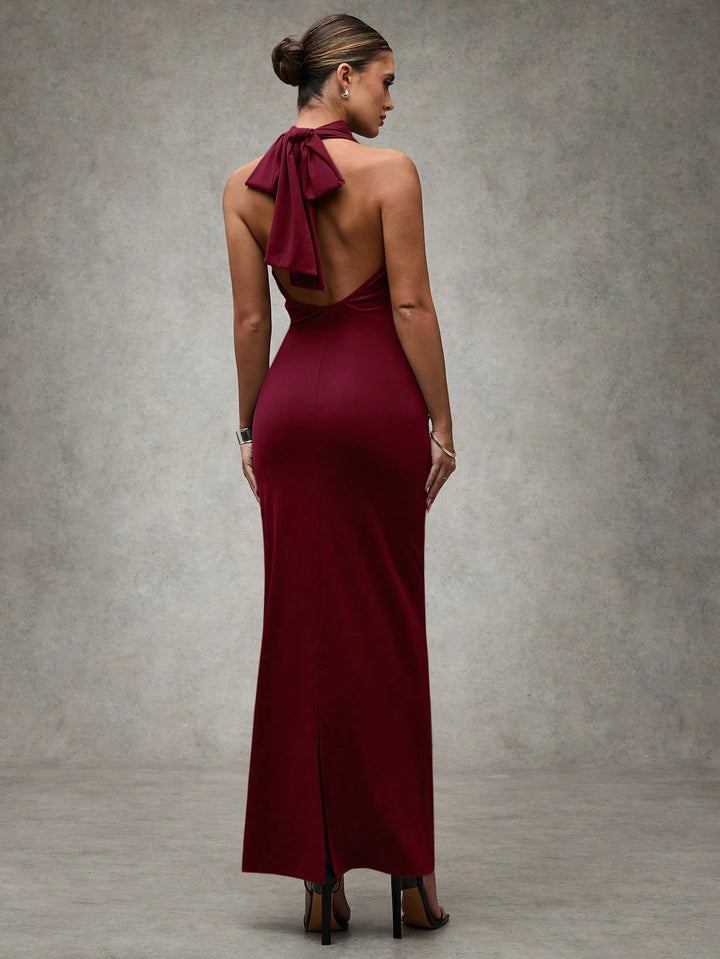 Rochie maxi SHEIN, vișiniu