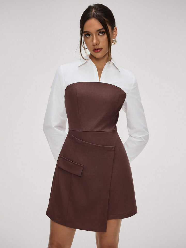 Rochie mini SHEIN, mix culori