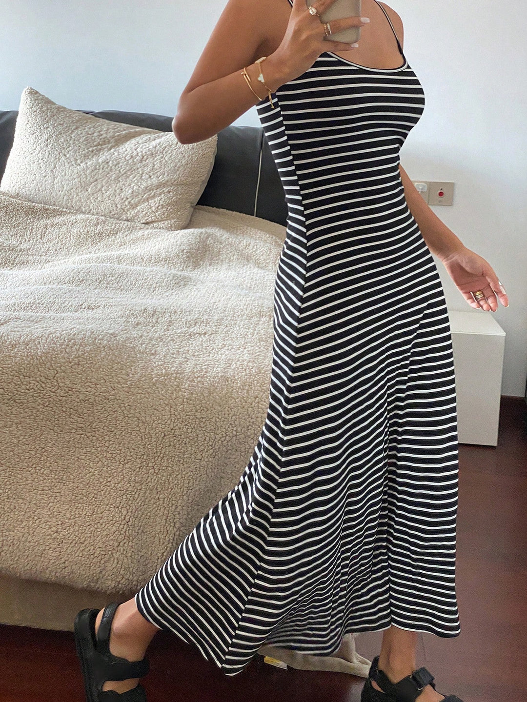 Rochie maxi SHEIN, mix culori
