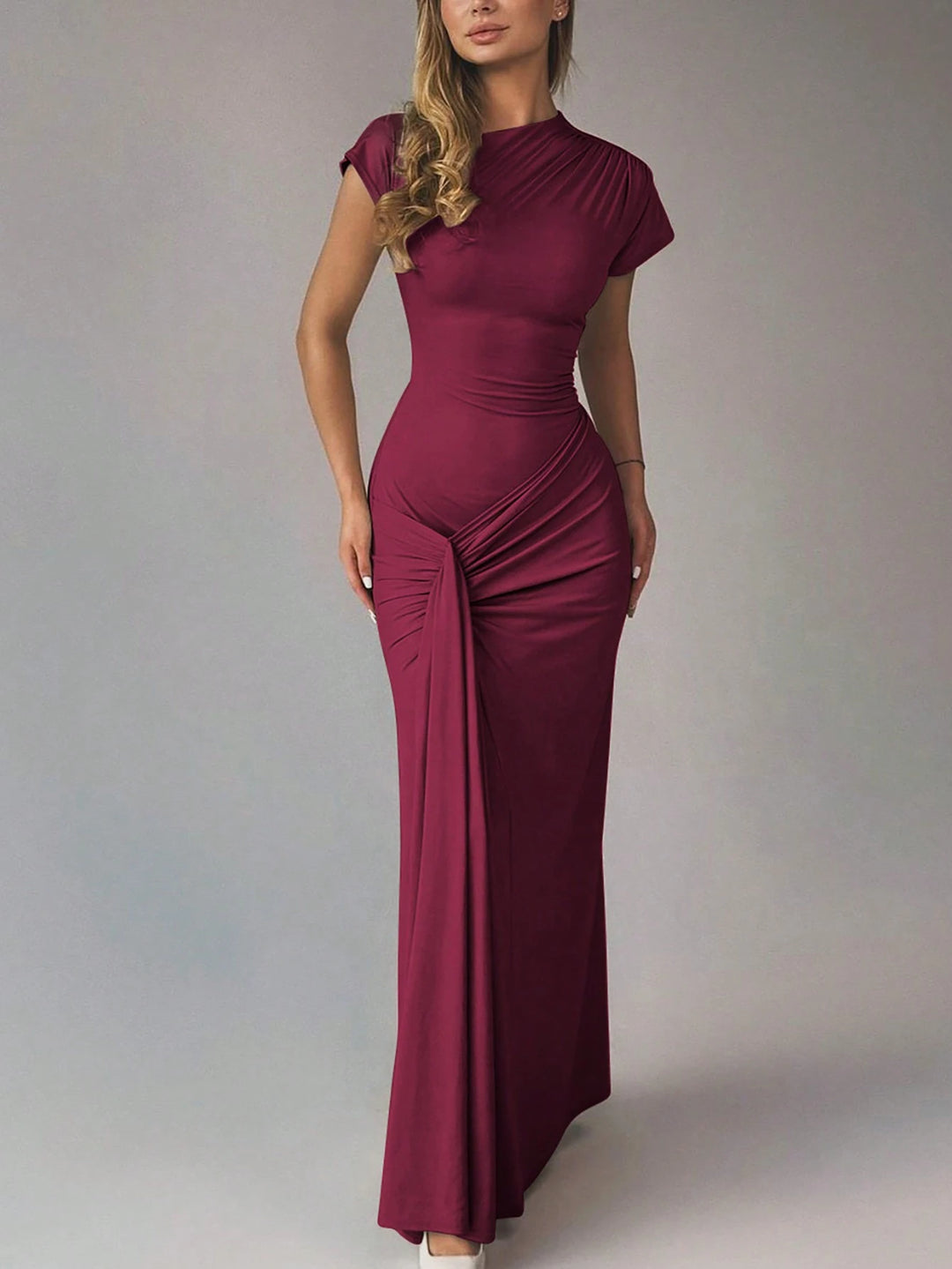 Rochie maxi SHEIN, vișiniu