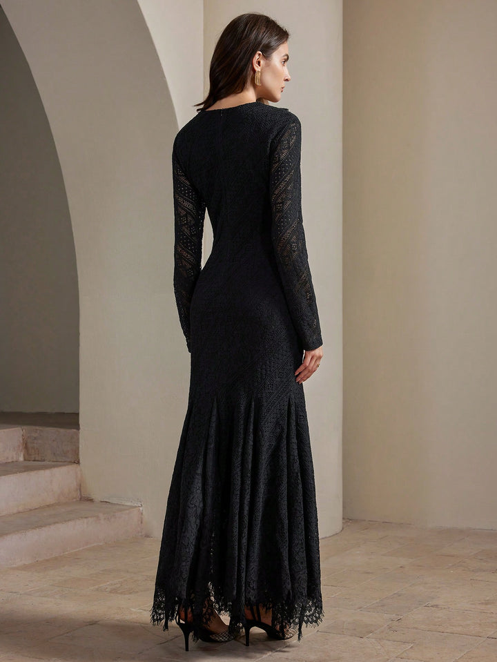 Rochie maxi SHEIN, negru