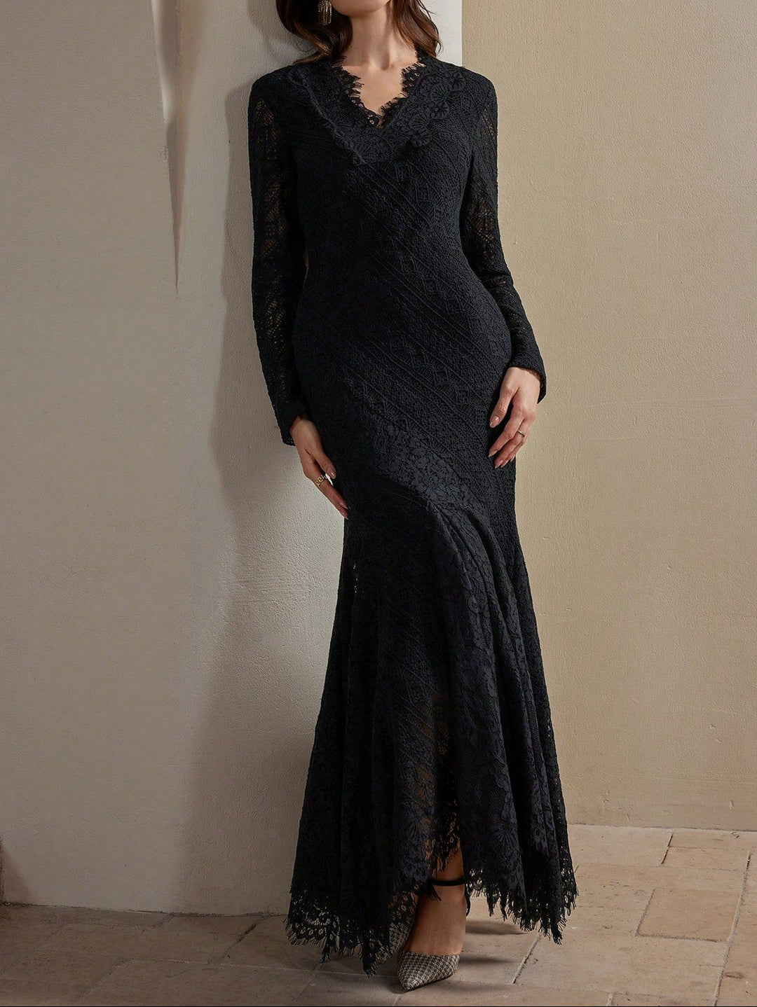 Rochie maxi SHEIN, negru