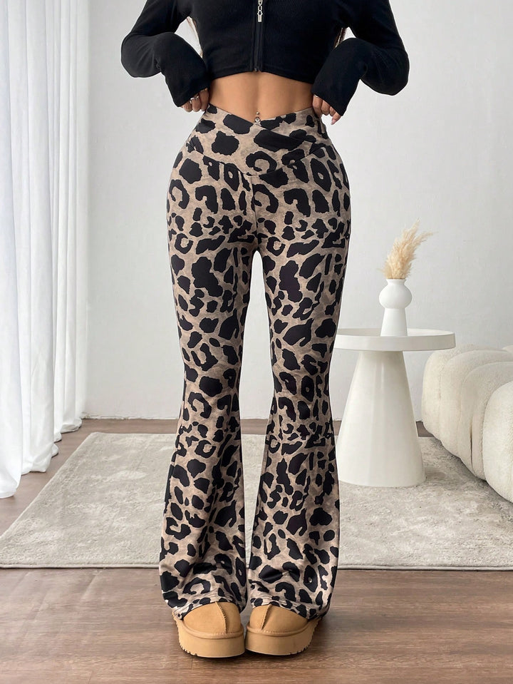 Pantaloni SHEIN, maro