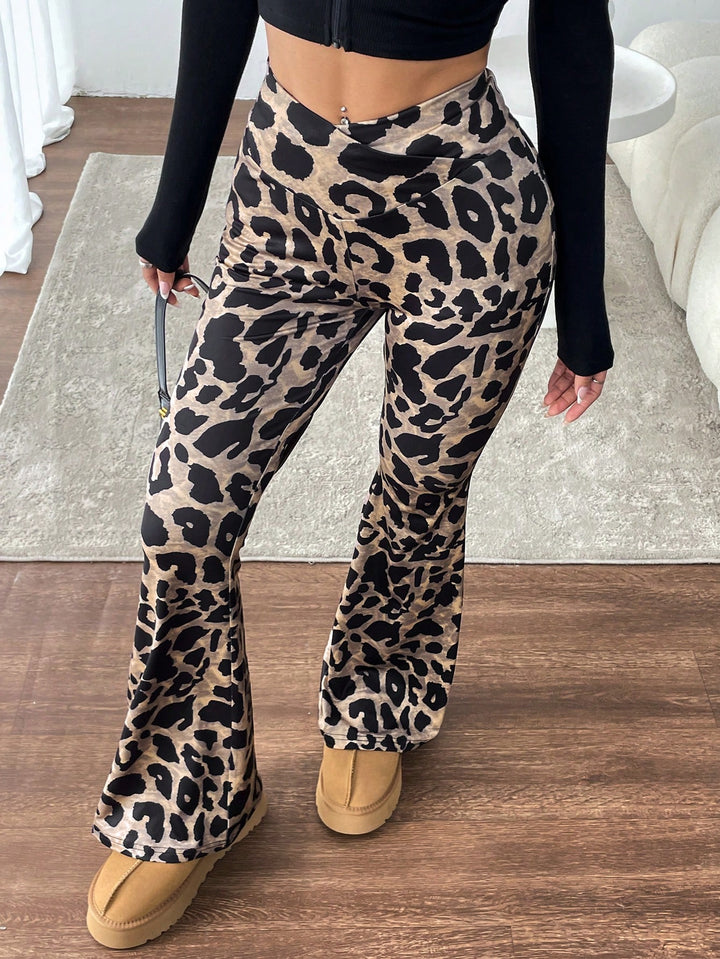 Pantaloni SHEIN, maro