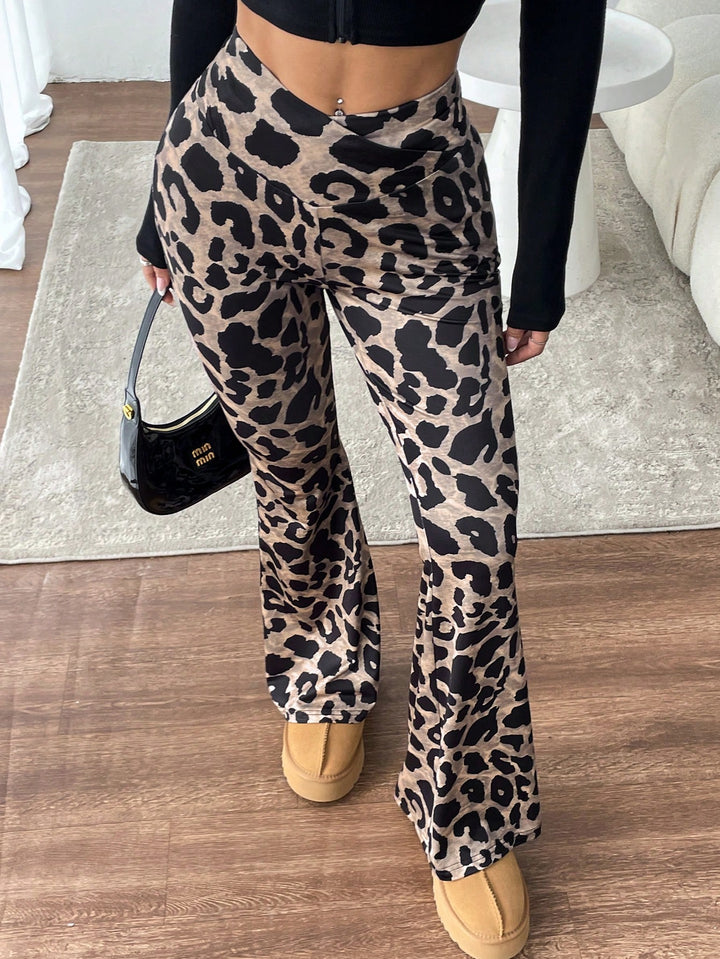 Pantaloni SHEIN, maro