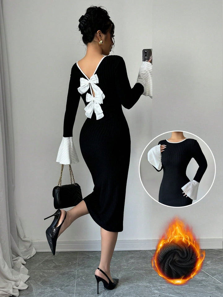 Rochie midi SHEIN, mix culori