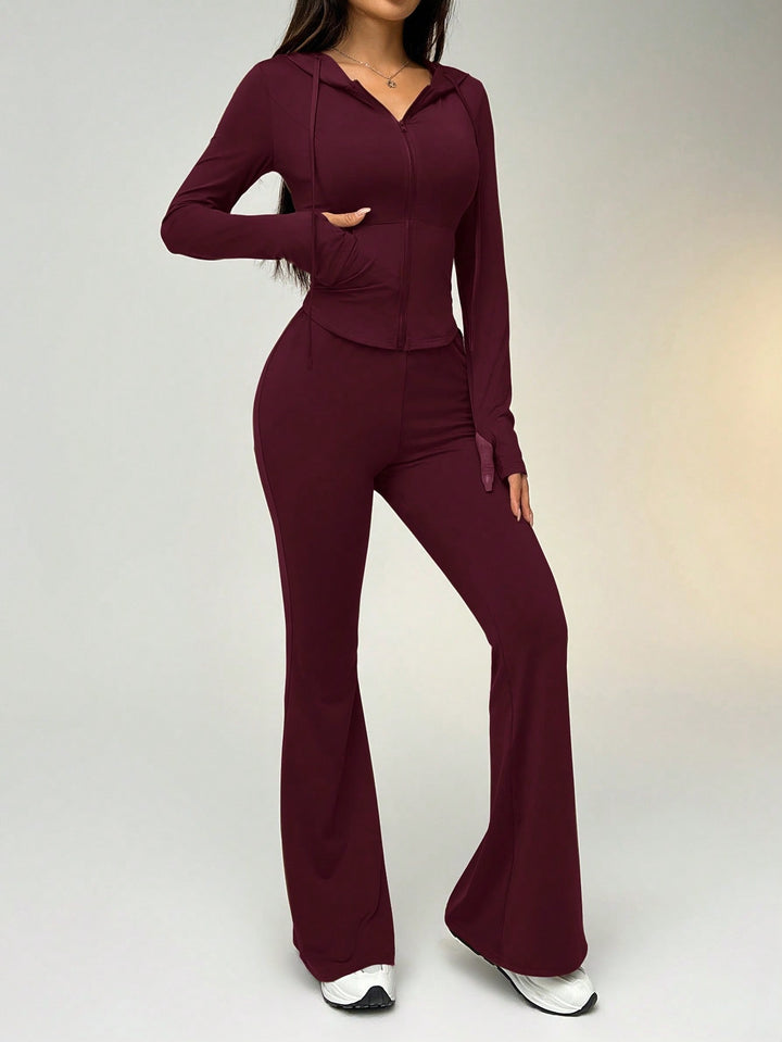 SHEIN szett, meggypiros