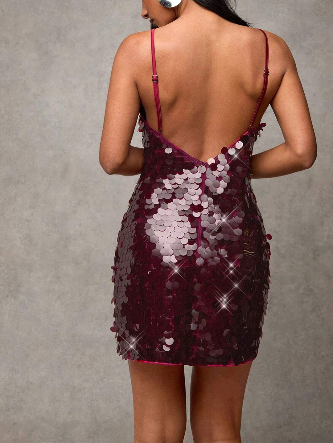Rochie mini Shein, vișiniu