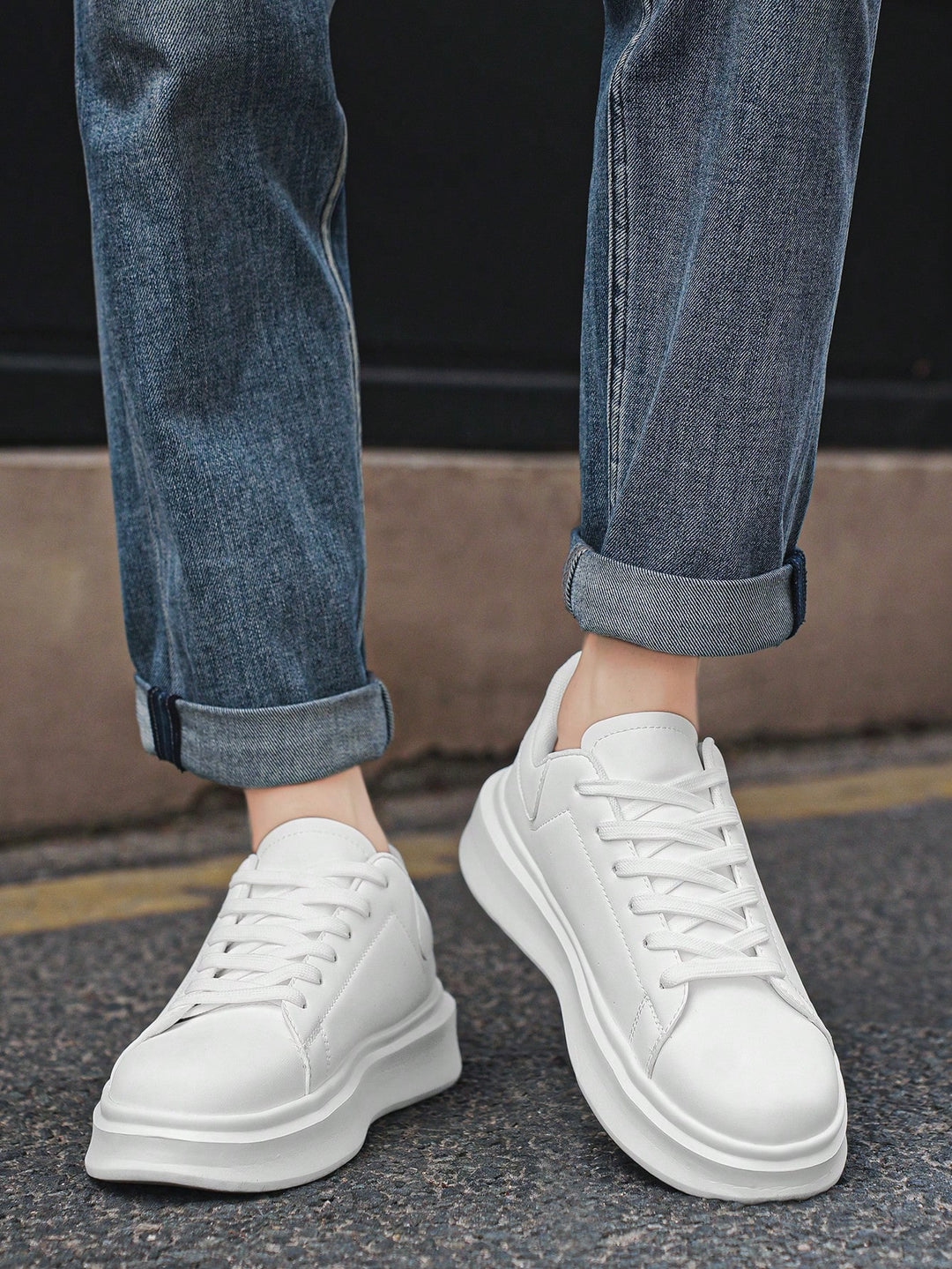 Pantofi sport SHEIN, alb