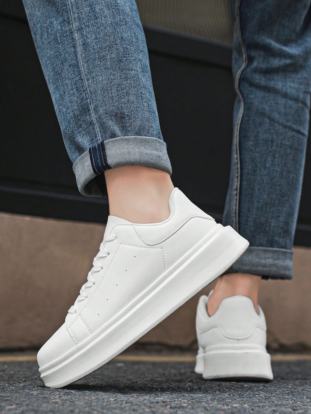 Pantofi sport SHEIN, alb