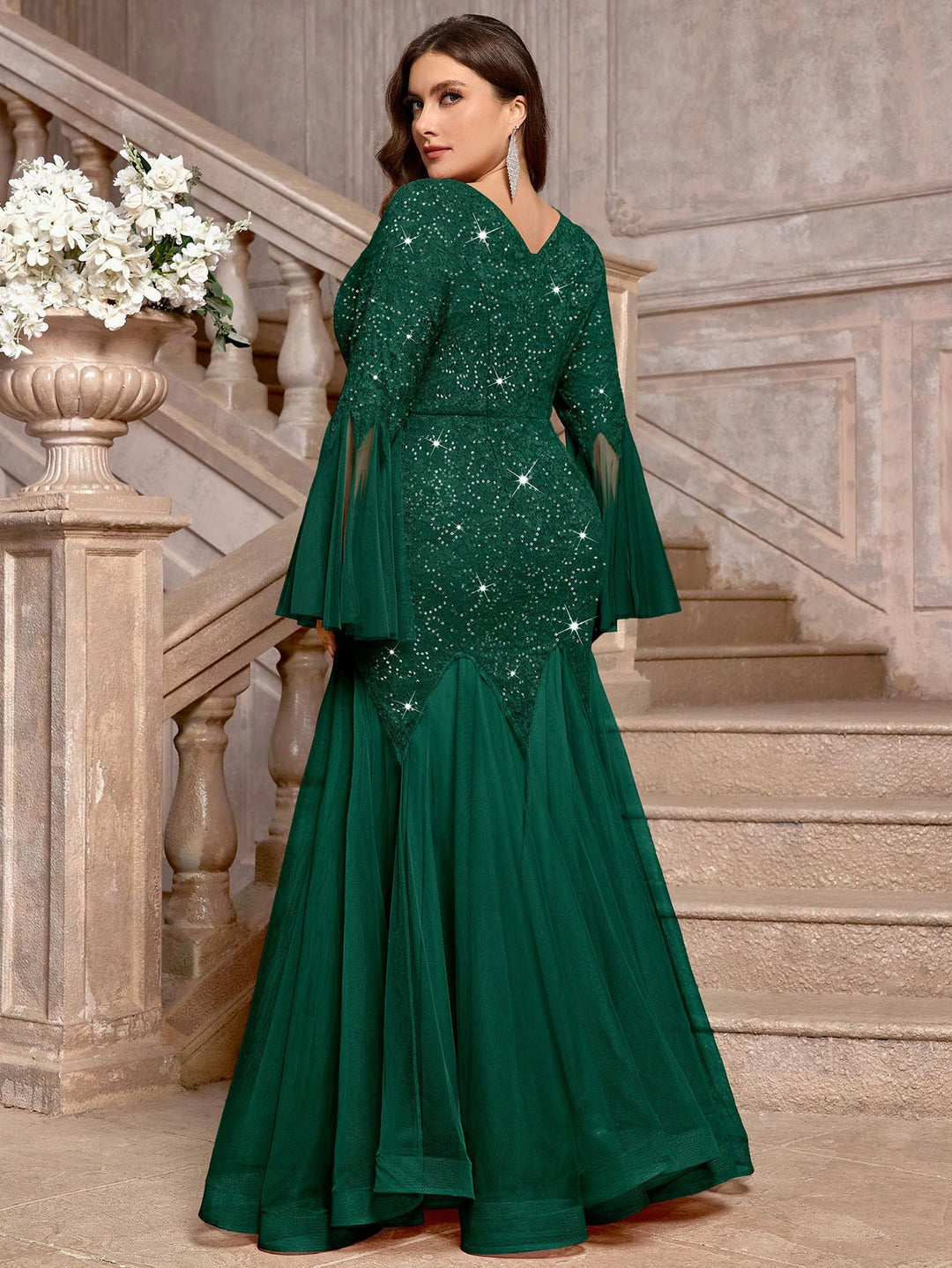 Rochie SHEIN, verde