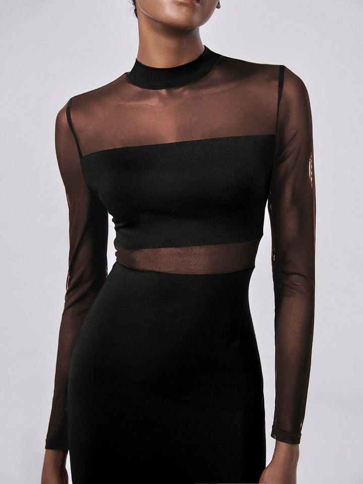 Rochie midi SHEIN, negru
