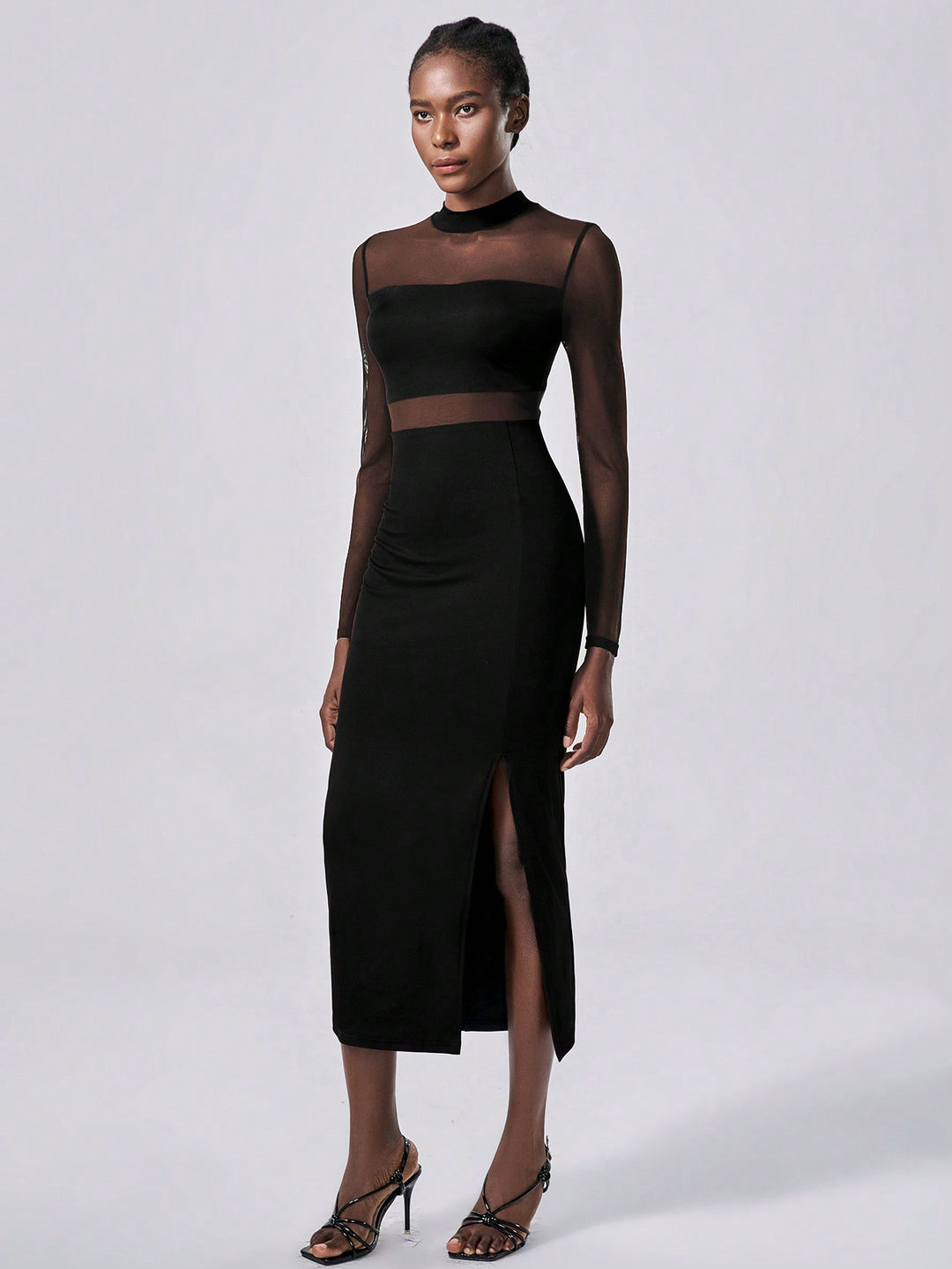 Rochie midi SHEIN, negru