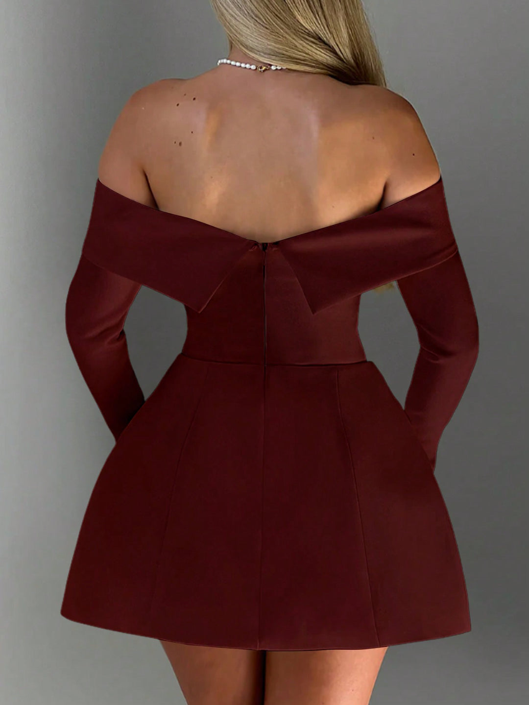 Rochie mini SHEIN, maro