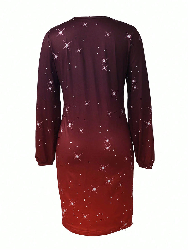 Rochie scurtă SHEIN, vișiniu