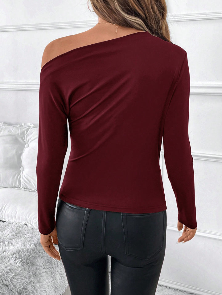 Tricou SHEIN, vișiniu