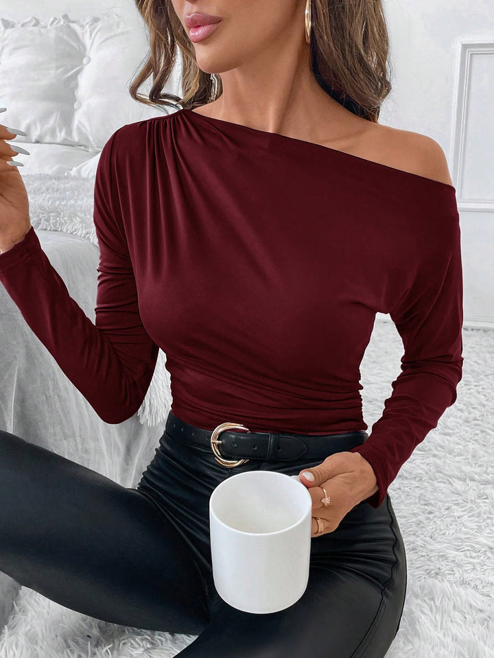 Tricou SHEIN, vișiniu