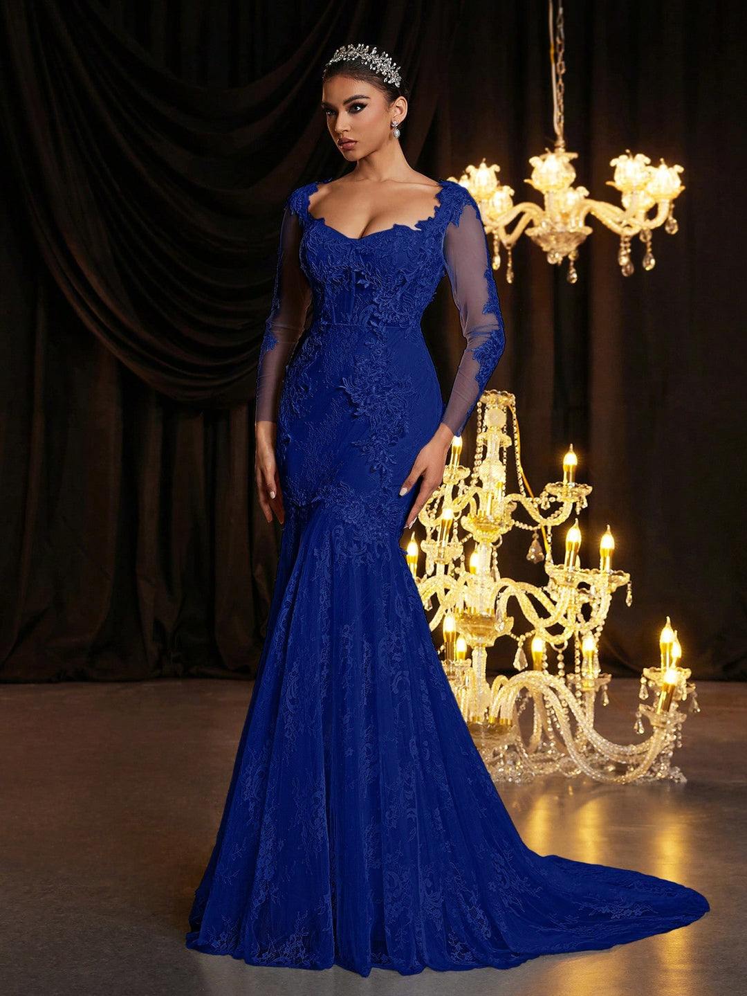 Rochie de mireasă SHEIN, albastru