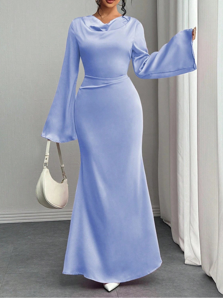 Rochie maxi SHEIN, albastru