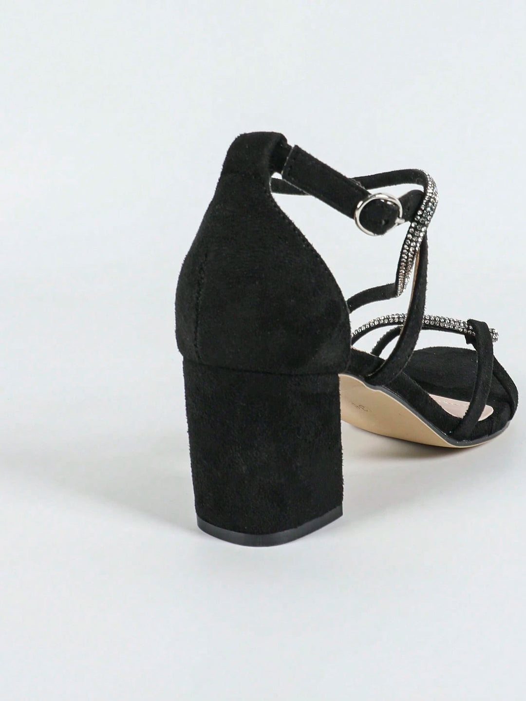 Sandale cu toc SHEIN, negru