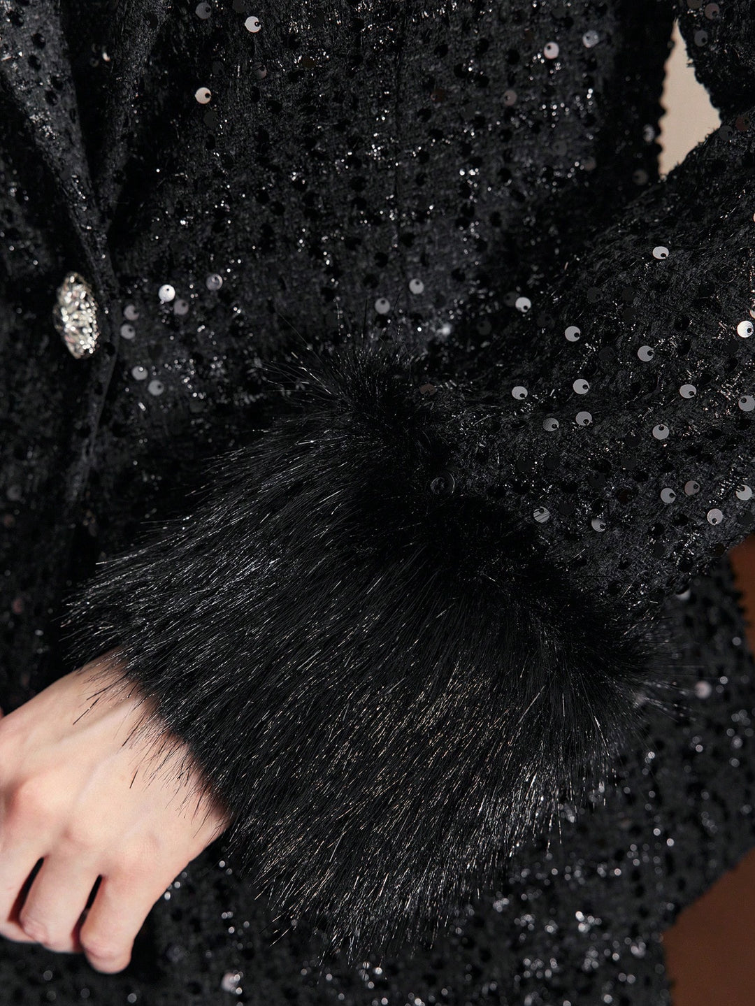 Sacou SHEIN, negru