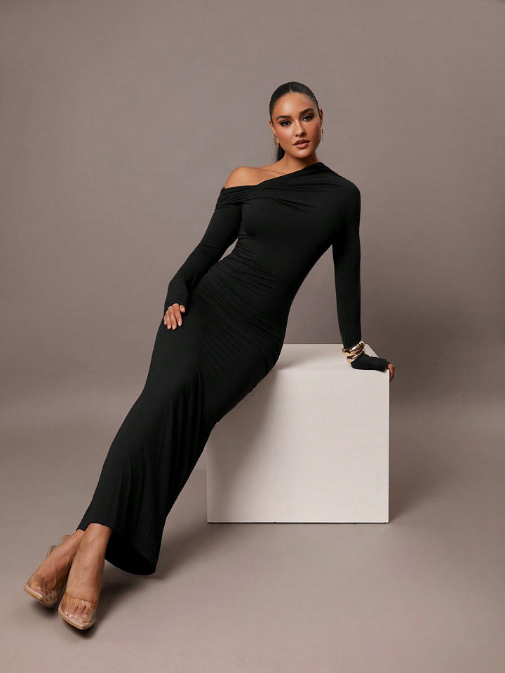 Rochie maxi SHEIN, negru