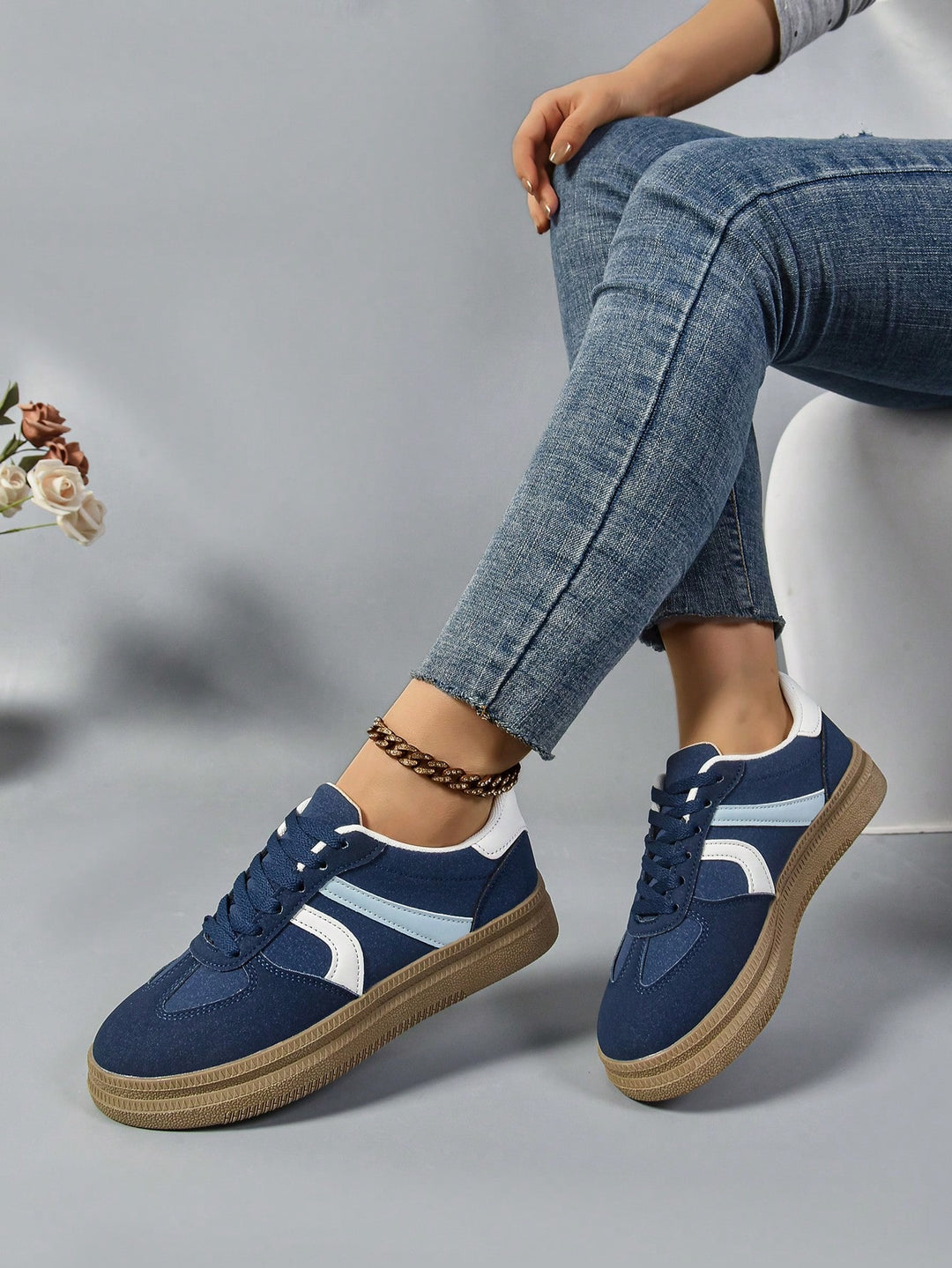 Pantofi sport SHEIN, albastru