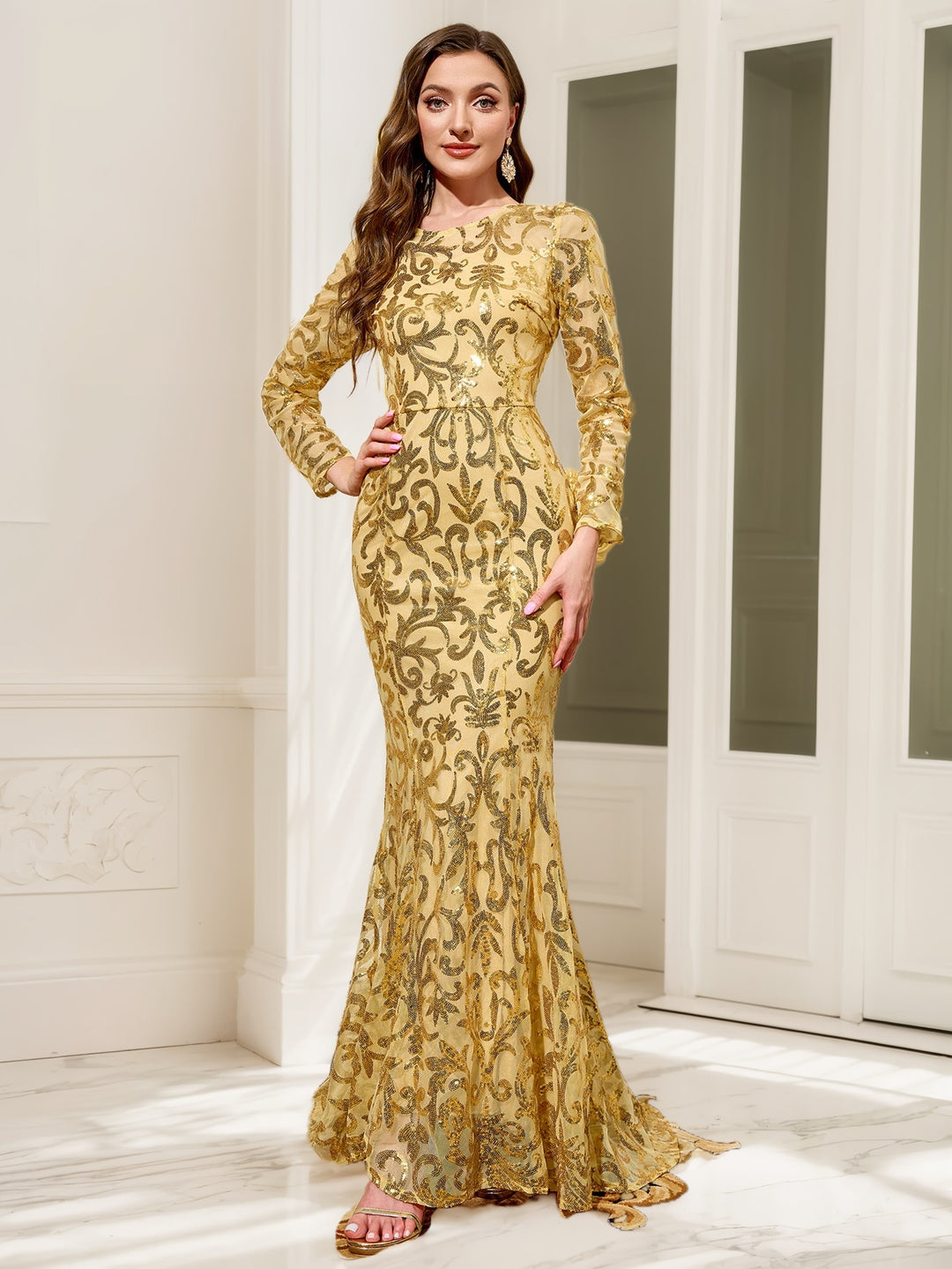 Rochie SHEIN, auriu