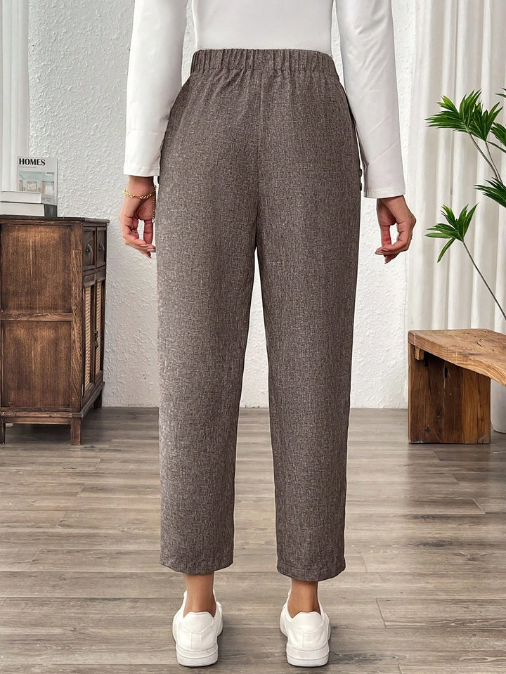 Pantaloni SHEIN, maro