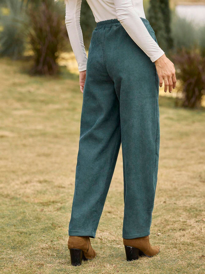 Pantaloni Shein, verde