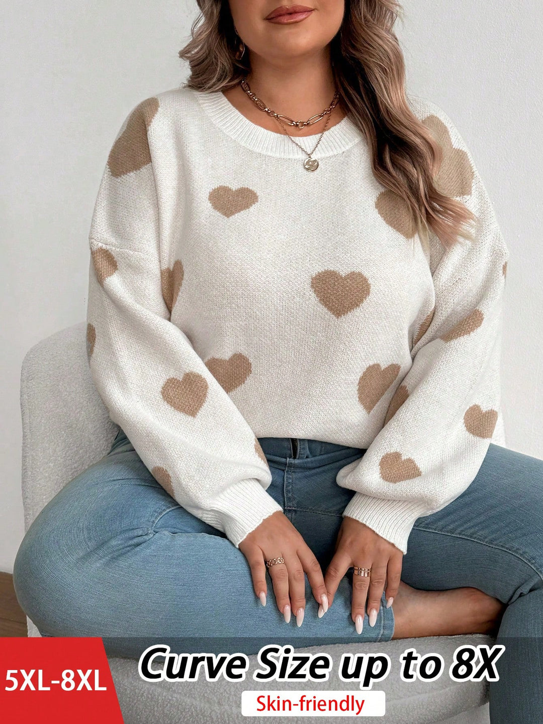 Pulover SHEIN, bej