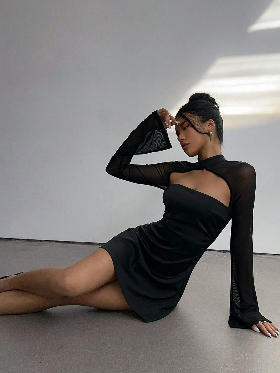 Rochie scurtă SHEIN, negru