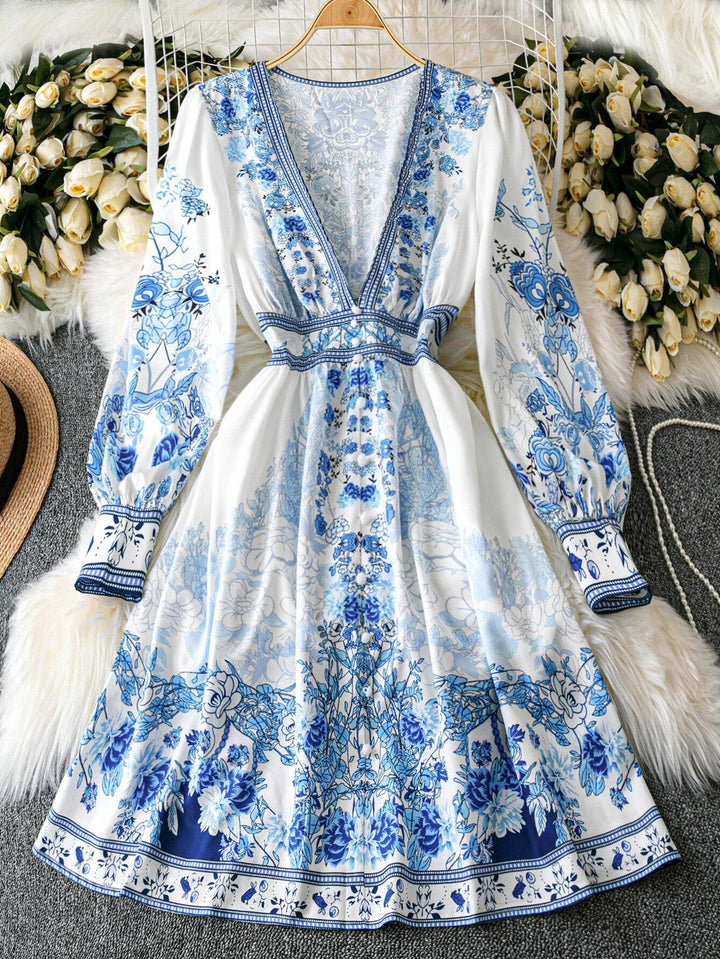 Rochie maxi SHEIN , mix culori
