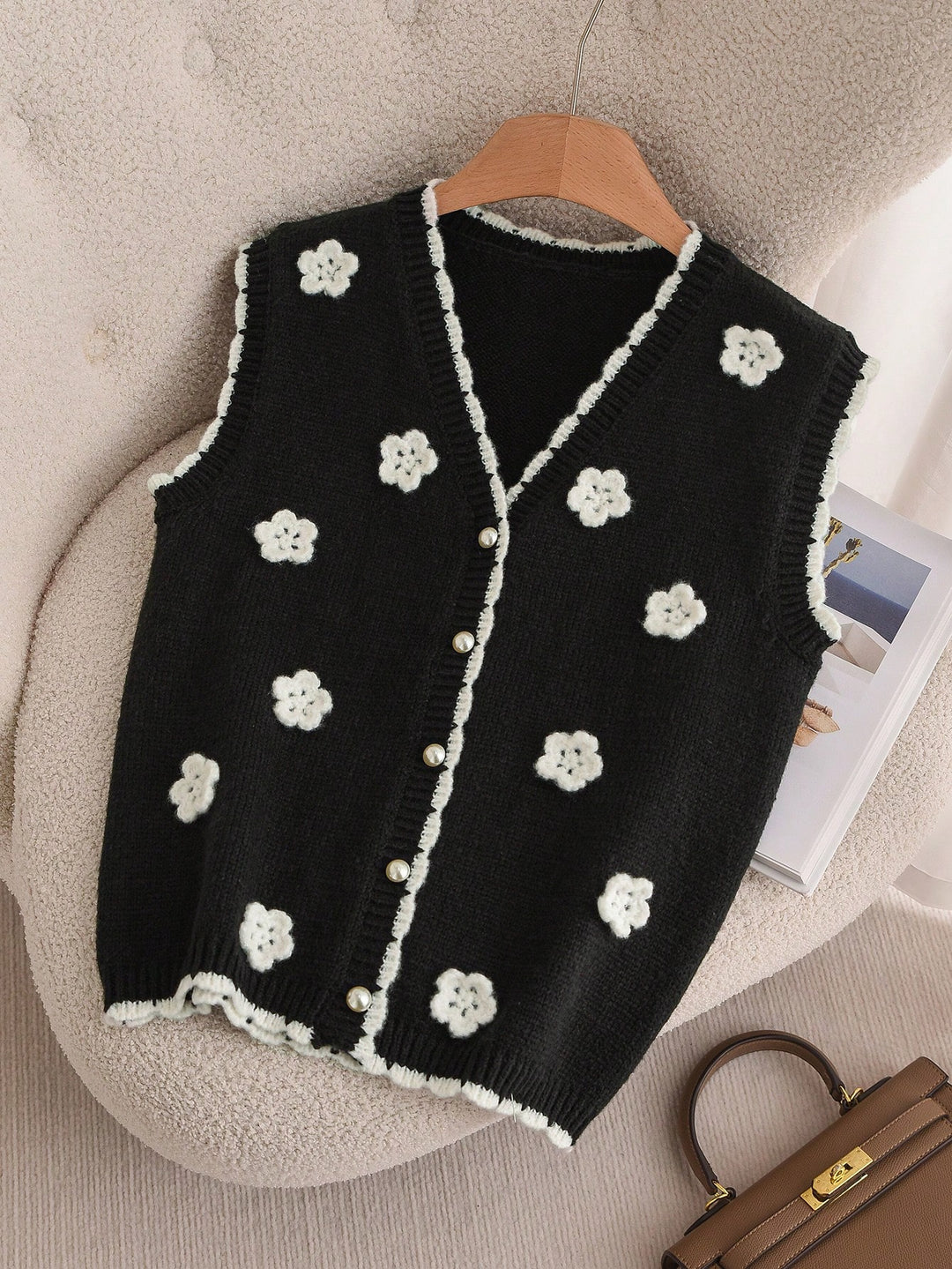 Cardigan SHEIN, alb