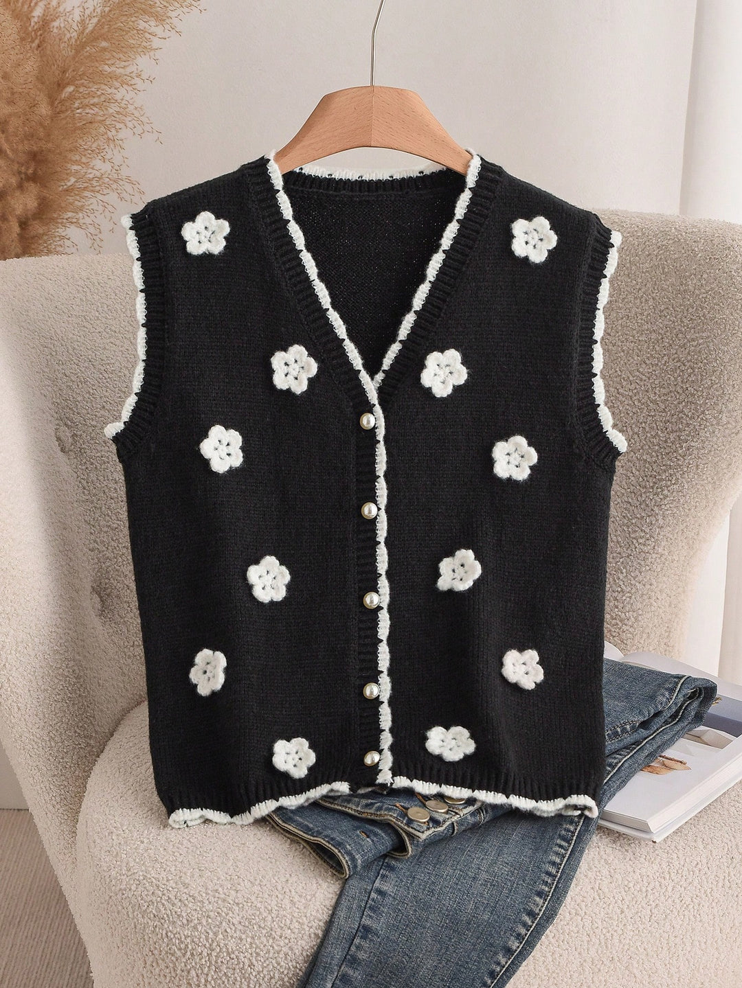 Cardigan SHEIN, alb