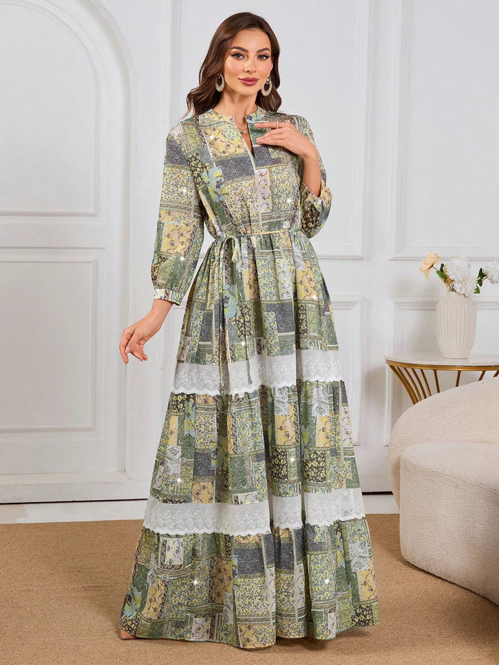 Rochie maxi SHEIN, mix culori