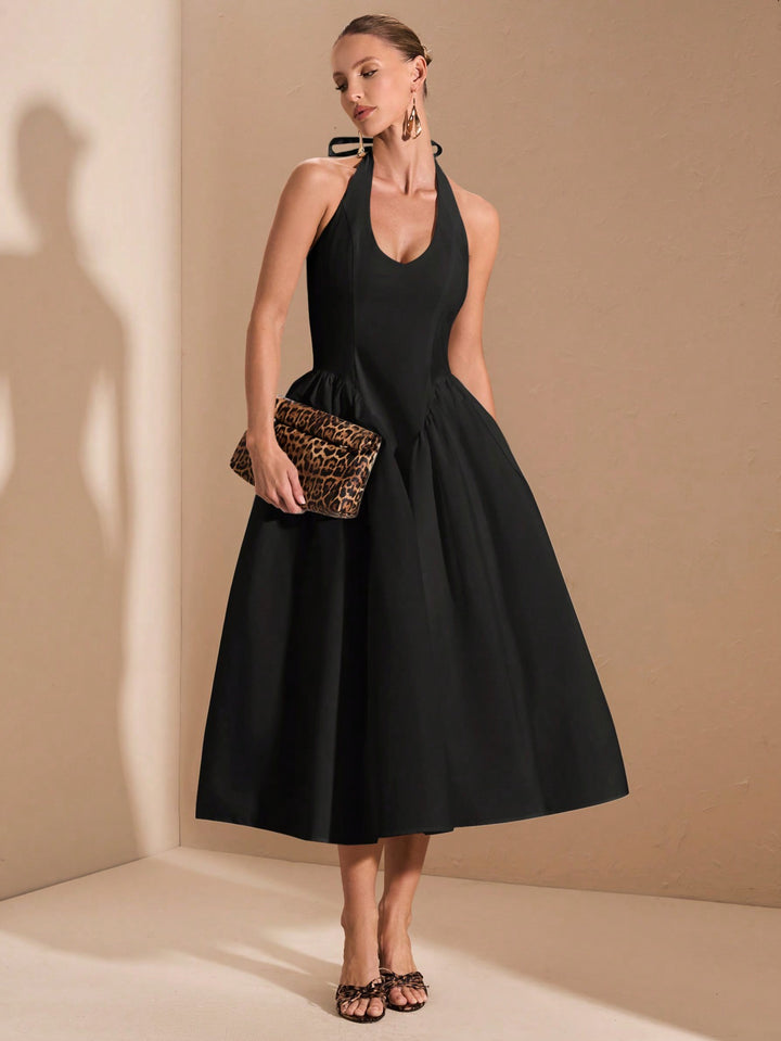 Rochie midi SHEIN, negru