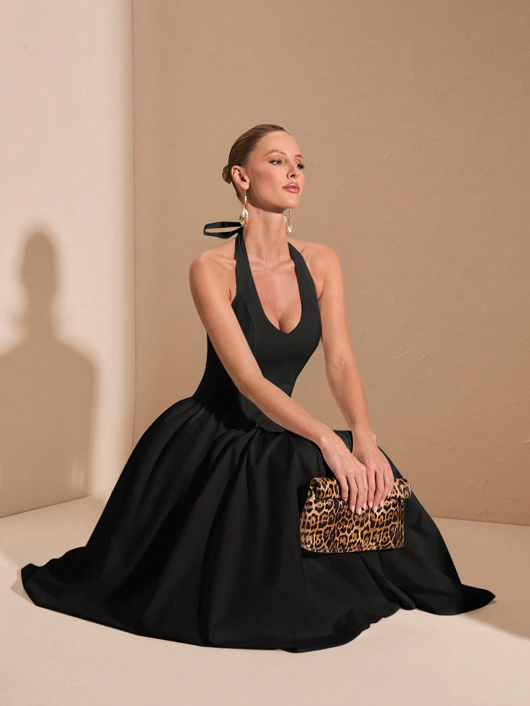 Rochie midi SHEIN, negru