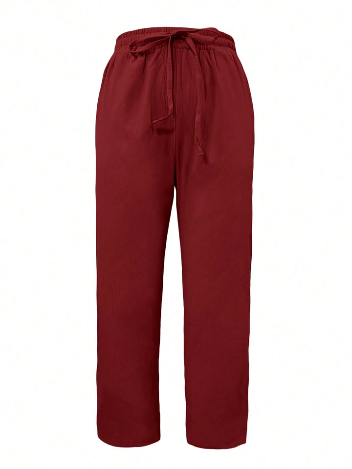 Pantaloni SHEIN, roșu